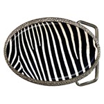 Zebra Print	 Belt Buckle