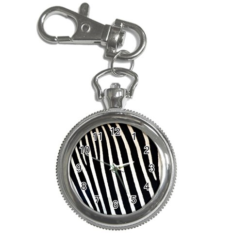 Zebra Print	 Key Chain Watch from ArtsNow.com Front