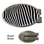 Zebra Print	 Money Clip (Oval)