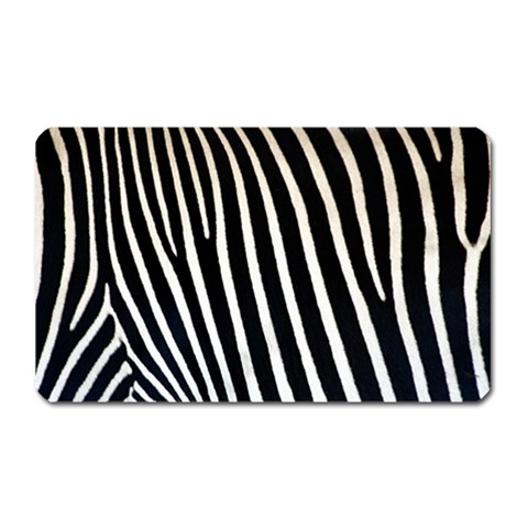 Zebra Print	 Magnet (Rectangular) from ArtsNow.com Front