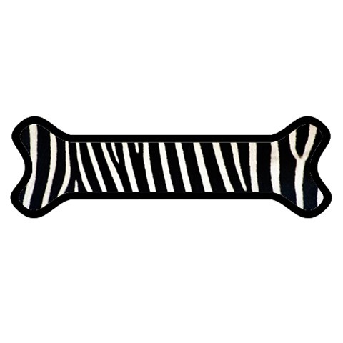 Zebra Print	Magnet (Dog Bone) from ArtsNow.com Front