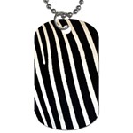 Zebra Print	 Dog Tag (One Side)