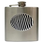 Zebra Print	 Hip Flask (6 oz)