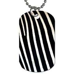 Zebra Print	 Dog Tag (Two Sides) from ArtsNow.com Front