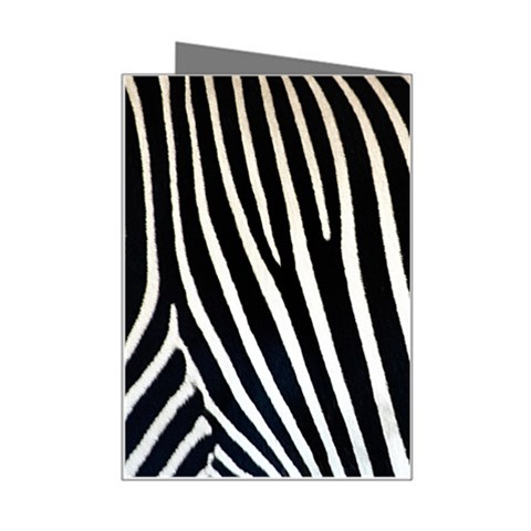 Zebra Print	 Mini Greeting Card from ArtsNow.com Right