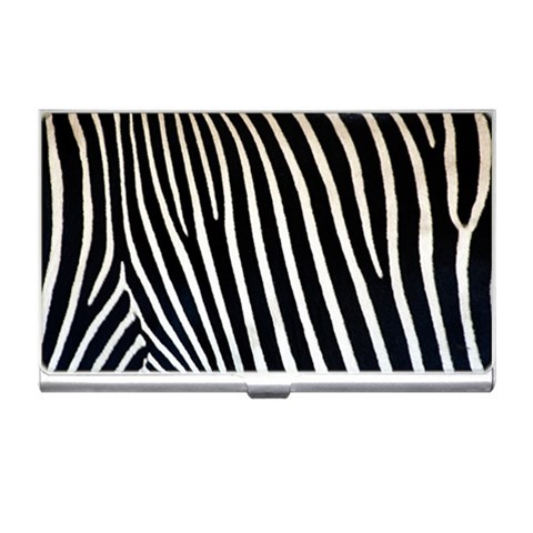 Zebra Print	 Business Card Holder from ArtsNow.com Front