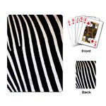 Zebra Print	 Playing Cards Single Design