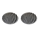 Zebra Print	 Cufflinks (Oval)