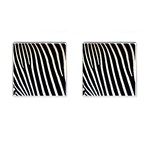 Zebra Print	 Cufflinks (Square)