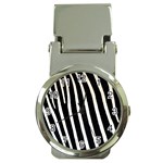 Zebra Print	 Money Clip Watch