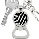 Zebra Print	 Bottle Opener Key Chain