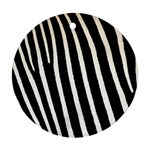 Zebra Print	 Round Ornament (Two Sides)