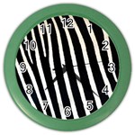 Zebra Print	 Color Wall Clock