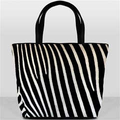 Zebra Print	 Bucket Bag from ArtsNow.com Back