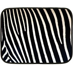 Zebra Print	 Mini Fleece Blanket(Two Sides) from ArtsNow.com 35 x27  Blanket Front