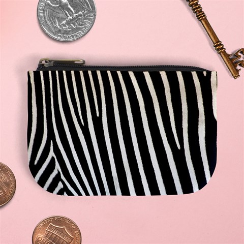 Zebra Print	 Mini Coin Purse from ArtsNow.com Front