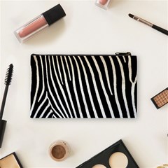 Zebra Print	 Cosmetic Bag (Small) from ArtsNow.com Back