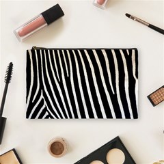 Zebra Print	 Cosmetic Bag (Medium) from ArtsNow.com Front