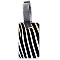 Zebra Print	 Luggage Tag (two sides) from ArtsNow.com Back