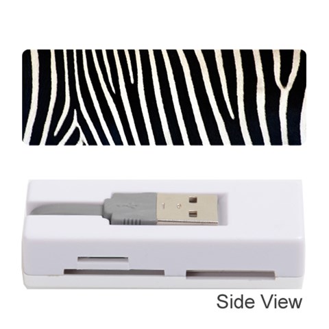 Zebra Print	Memory Card Reader (Stick) from ArtsNow.com Front