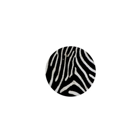 Zebra Print Big	 1  Mini Button from ArtsNow.com Front