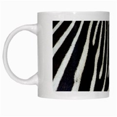 Zebra Print Big	 White Mug from ArtsNow.com Left