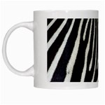 Zebra Print Big	 White Mug