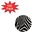 Zebra Print Big	 1  Mini Magnet (100 pack)