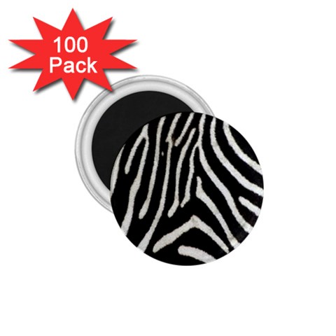 Zebra Print Big	 1.75  Magnet (100 pack) from ArtsNow.com Front