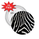 Zebra Print Big	 2.25  Button (10 pack)