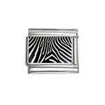 Zebra Print Big	 Italian Charm (9mm)