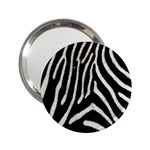 Zebra Print Big	 2.25  Handbag Mirror