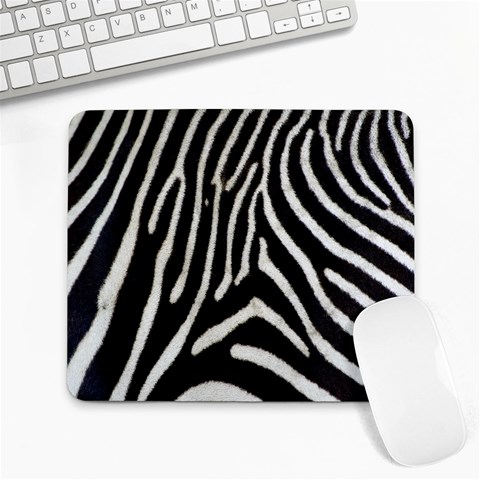 Zebra Print Big	 Large Mousepad from ArtsNow.com Front