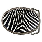 Zebra Print Big	 Belt Buckle