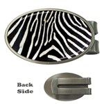 Zebra Print Big	 Money Clip (Oval)