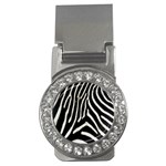 Zebra Print Big	 Money Clip (CZ)