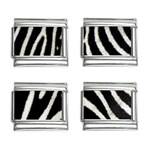 Zebra Print Big	9mm Italian Charm (4 pack)