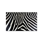 Zebra Print Big	 Sticker (Rectangular)