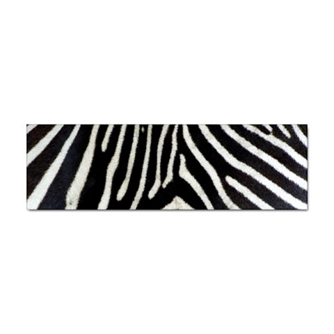 Zebra Print Big	Sticker (Bumper) from ArtsNow.com Front