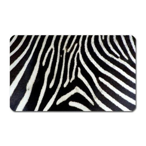 Zebra Print Big	 Magnet (Rectangular) from ArtsNow.com Front