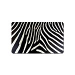 Zebra Print Big	 Magnet (Name Card)