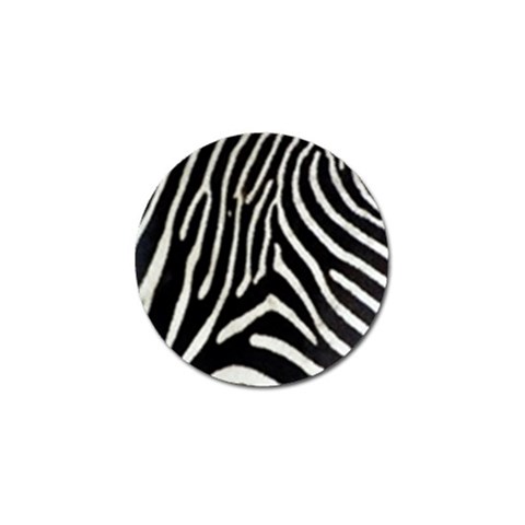 Zebra Print Big	 Golf Ball Marker (4 pack) from ArtsNow.com Front