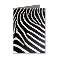 Zebra Print Big	 Mini Greeting Card from ArtsNow.com Left