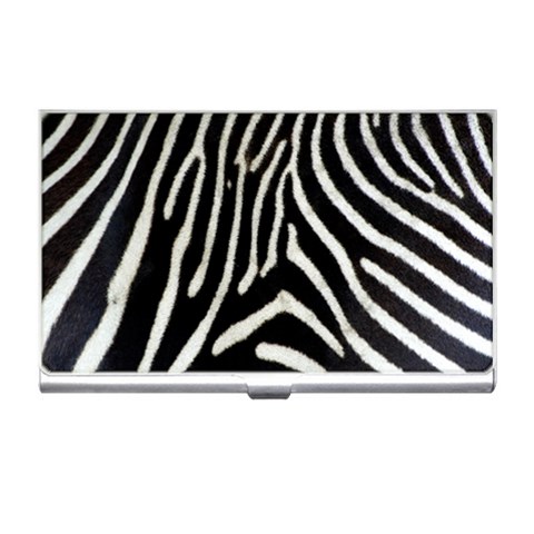 Zebra Print Big	 Business Card Holder from ArtsNow.com Front