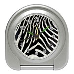 Zebra Print Big	 Travel Alarm Clock