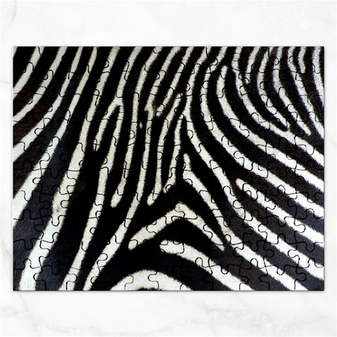 Zebra Print Big	 Jigsaw Puzzle (Rectangular) from ArtsNow.com Front