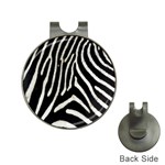 Zebra Print Big	 Golf Ball Marker Hat Clip