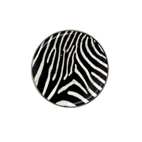 Zebra Print Big	 Hat Clip Ball Marker (4 pack) from ArtsNow.com Front
