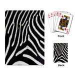 Zebra Print Big	 Playing Cards Single Design