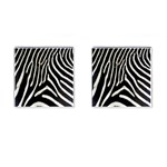 Zebra Print Big	 Cufflinks (Square)